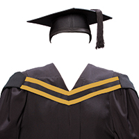 UNISA Science Engineering Technology Diploma (Complete Graduation Regalia)